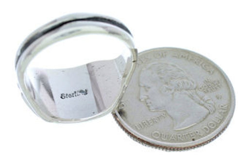 Southwest Jewelry Multicolor Silver Ring Size 6-3/4 YS72401